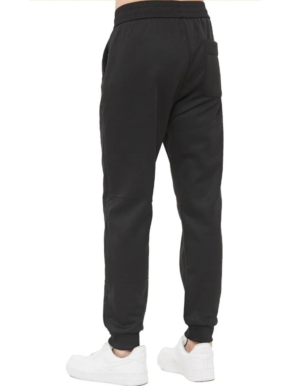 Kansas City Embroidered Soft Fleece Jogger Sweatpants Activewear Blk/Red Men's M
